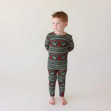 Load image into Gallery viewer, Posh Peanut Pajama Set- Holiday Fair Isle