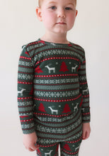 Load image into Gallery viewer, Posh Peanut Pajama Set- Holiday Fair Isle