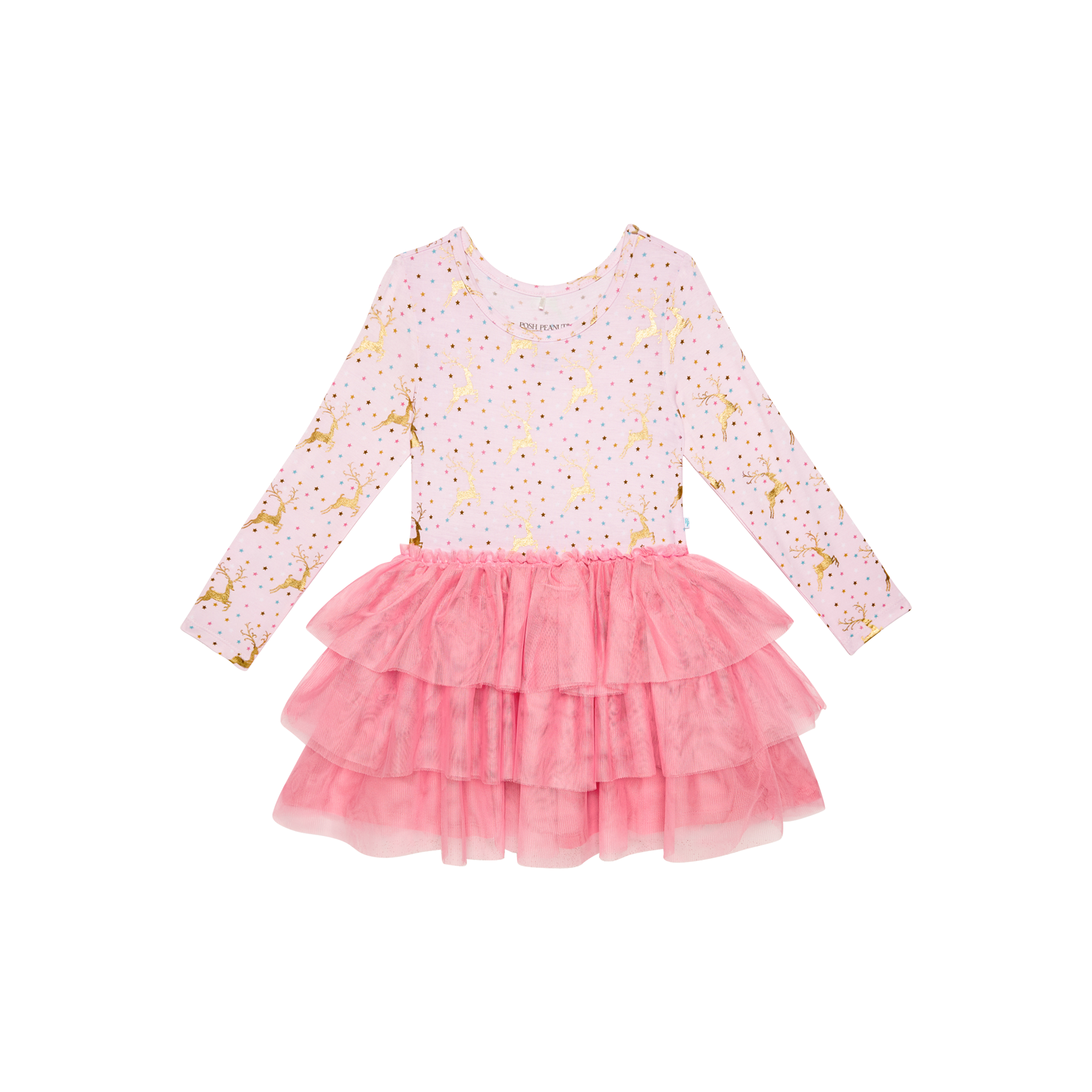Posh Peanut L/S Tulle Dress- Ryleigh Chic Chateau LLC Posh Peanut L/S Tulle Dress- Ryleigh Chic Chateau LLC