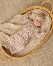 Load image into Gallery viewer, Bamboo Baby Gown + Hat Set- Bloom 25