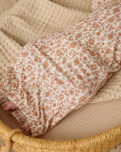 Bamboo Baby Gown + Hat Set- Bloom 25