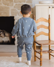 Load image into Gallery viewer, Relaxed Fleece Sweat Set- Silver Moons