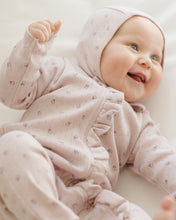 Load image into Gallery viewer, Ruffle Jumpsuit- Lilac Ditsy