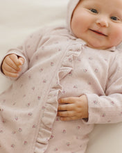 Load image into Gallery viewer, Ruffle Jumpsuit- Lilac Ditsy