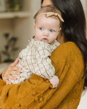 Load image into Gallery viewer, Mia Top + Bloomer Set- Blue Plaid