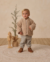 Load image into Gallery viewer, Shearling Zip Jacket- Oat