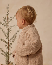 Load image into Gallery viewer, Shearling Zip Jacket- Oat