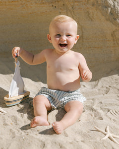 Boys Swim Short- Summer Stripe