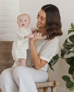 Relaxed Summer Knit Set- Ivory