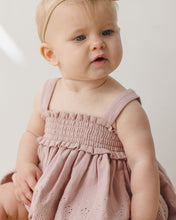 Load image into Gallery viewer, Mae Smocked Top + Bloomer Set- Mauve