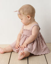 Load image into Gallery viewer, Mae Smocked Top + Bloomer Set- Mauve