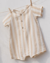 Load image into Gallery viewer, S/S Woven Romper- Summer Stripe