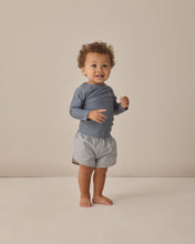 Load image into Gallery viewer, Boys Swim Short- Ocean Gingham