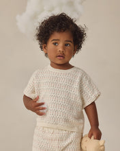Load image into Gallery viewer, Relaxed Summer Knit Set- Ivory/Pink