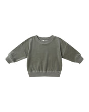 Load image into Gallery viewer, Velour Relaxed Sweat Set- Forest