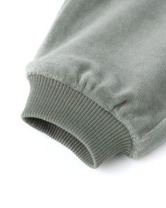 Velour Relaxed Sweat Set- Forest