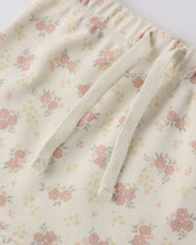 Load image into Gallery viewer, Wrap Top + Footed Pant Set- Flower Field