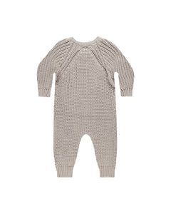 Chunky Knit Jumpsuit- Fog