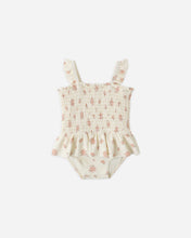 Load image into Gallery viewer, Smocked 1PC Swimsuit- Garden Rose