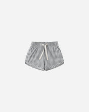 Load image into Gallery viewer, Boys Swim Short- Ocean Gingham