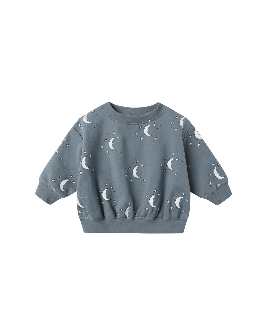 Relaxed Fleece Sweat Set- Silver Moons