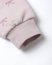 Load image into Gallery viewer, Ruffle Fleece Sweat Set- Bows