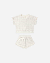 Load image into Gallery viewer, Relaxed Summer Knit Set- Ivory/Pink