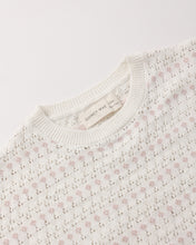 Load image into Gallery viewer, Relaxed Summer Knit Set- Ivory/Pink