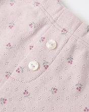 Load image into Gallery viewer, Pointelle L/S Tee + Legging- Lilac Ditsy