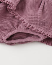 Load image into Gallery viewer, Waffle Bodysuit + Skirted Bloomer