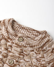 Load image into Gallery viewer, Bubble Knit Cardigan + Bloomer- Rose Speckle