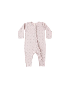 Ruffle Jumpsuit- Lilac Ditsy