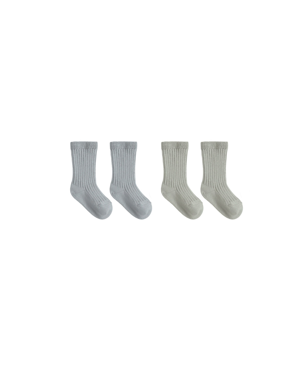 Socks Set- Fern/Steel Blue