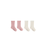 Load image into Gallery viewer, Socks Set-Natural/Rose