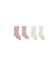 Socks Set-Natural/Rose