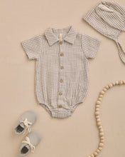 Load image into Gallery viewer, Matteo Romper- Sage Gingham