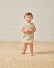 Load image into Gallery viewer, Woven Tank &amp; Short Set- Sage Stripe