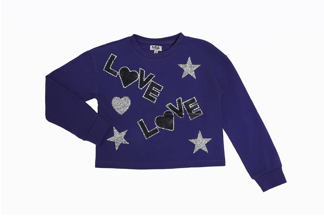 Icon Bedazzled Sweatshirt