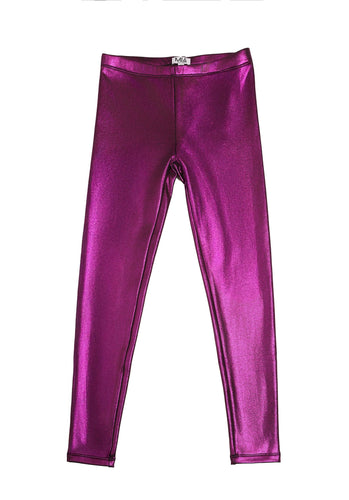 Metallic Fleeced Lined Legging