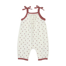 Load image into Gallery viewer, Ribbed Berry Baby Romper-White