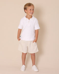 Waffle Short- Grey