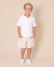Load image into Gallery viewer, Crochet Polo Top
