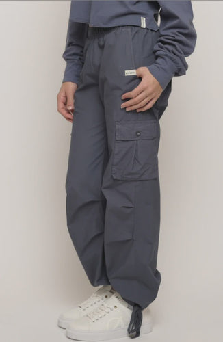 Rima Cotton Drawstring Cargo- Ombre Blue