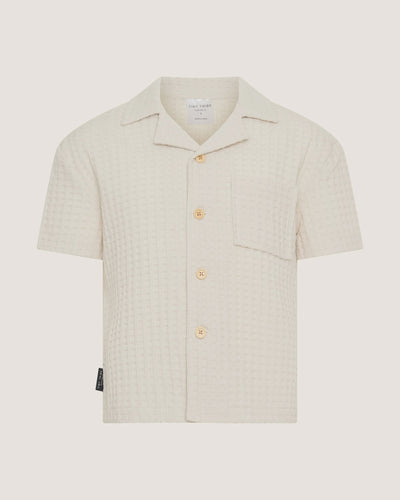 Waffle Shirt- Grey