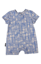 Load image into Gallery viewer, Short Sketched Check Romper