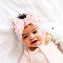 Load image into Gallery viewer, Tulle Fab Headband- Princess Ivory