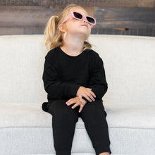 Load image into Gallery viewer, French Terry Jogger Set- Blazing Black
