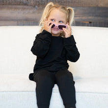 Load image into Gallery viewer, French Terry Jogger Set- Blazing Black