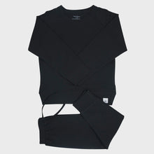 Load image into Gallery viewer, French Terry Jogger Set- Blazing Black