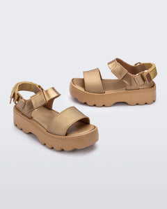 Kick Off Sandal- Gold